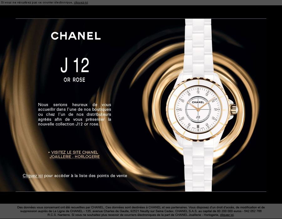 Newsletter Chanel