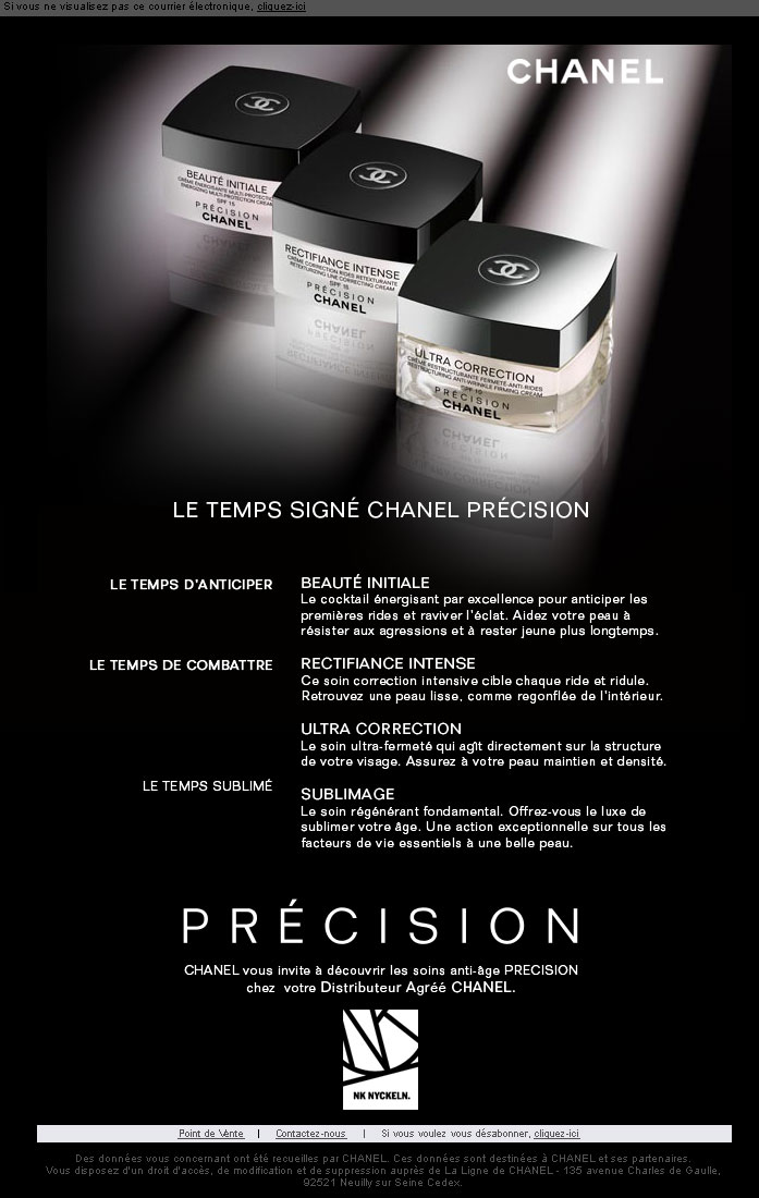 Newsletter Chanel